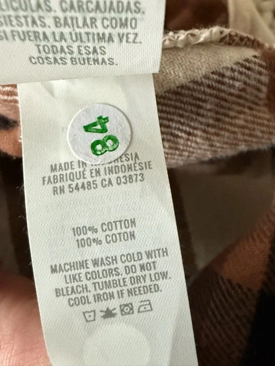 Aerie Anytime Fave Flannel Button Down
Shirt - Picture 5 of 5